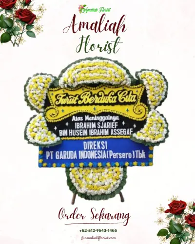 Papan Bunga Duka di Srigading