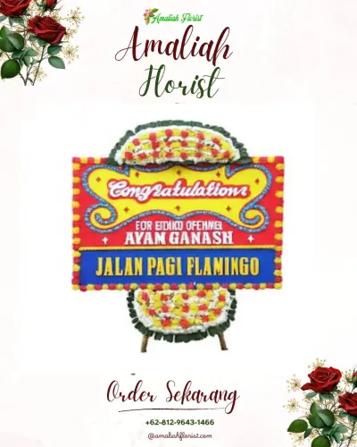 Bunga Papan Congratulation di Srigading